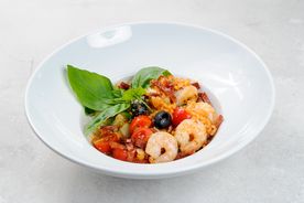 Risotto z krewetkami - smaczne jedzenie Kraków - Zielone Tarasy