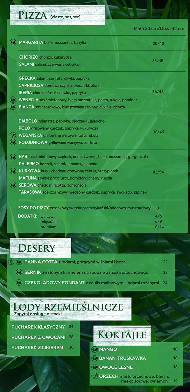 Menu - alkohol